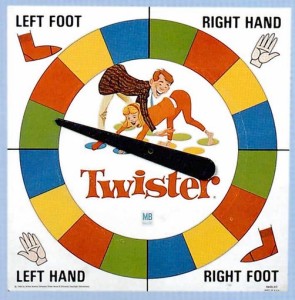 1966 Twister Game